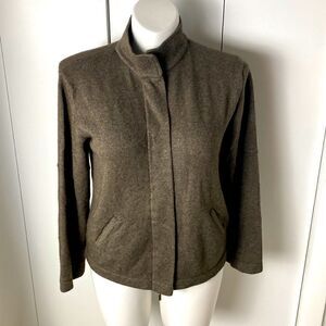 AMINA RUBINACCI | Brown Cashmeres Sweater Jacket Size 44 Medium